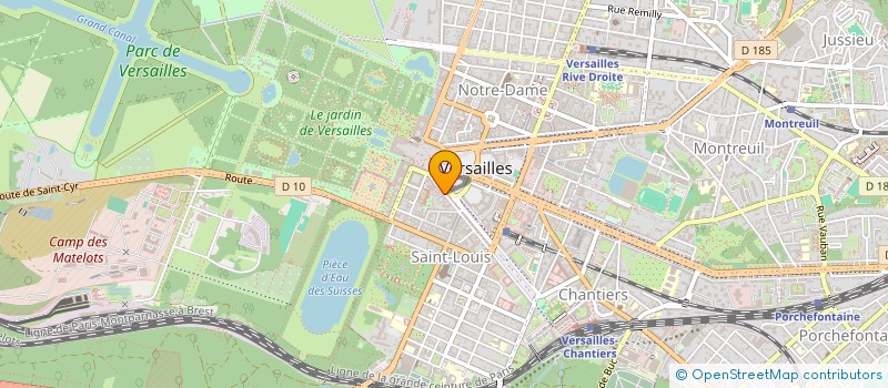 localisation de l'entreprise SCI LA CHANCELLERIE à VERSAILLES
