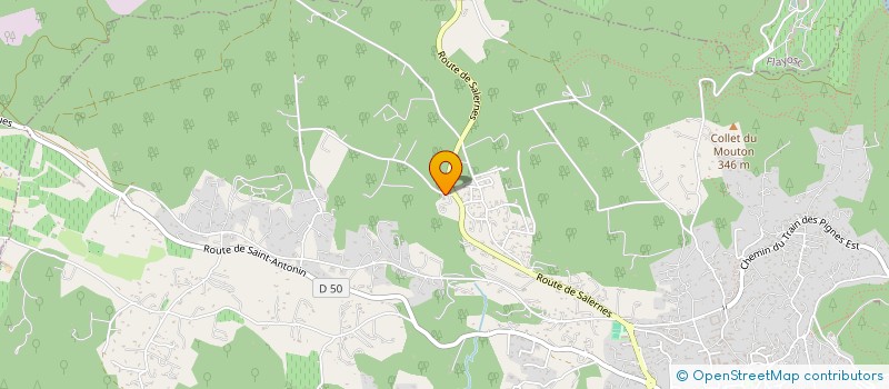 localisation de l'entreprise SCI LA CHANDELEUR  LORGUES