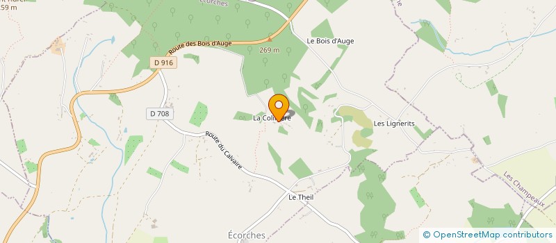 localisation de l'entreprise SCI LA CHANDELLERIE à GOUFFERN EN AUGE