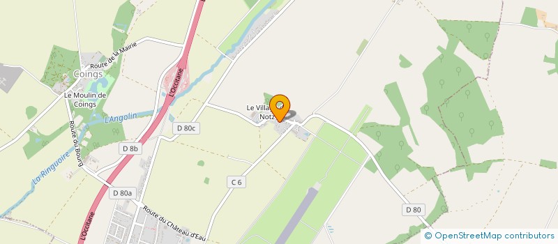 localisation de l'entreprise SCI LA CHANTEREINE à COINGS