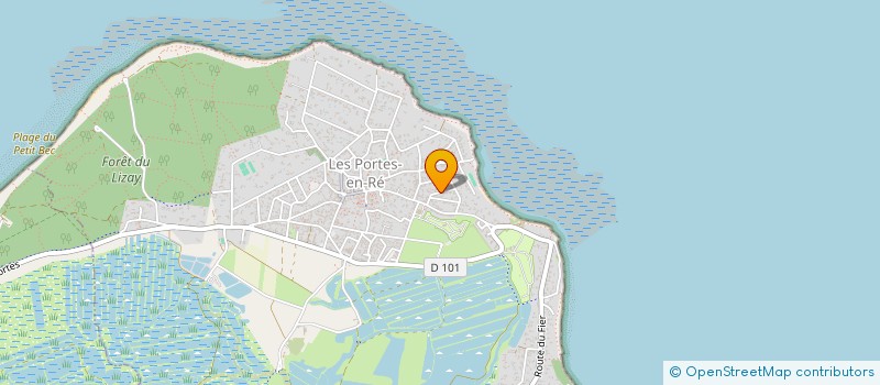 localisation de l'entreprise SCI LA CHANTERELLE  LES PORTES EN RE