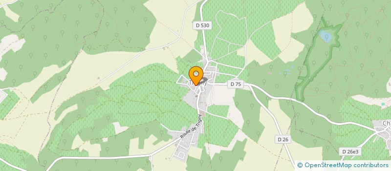 localisation de l'entreprise SCI LA CHANTRAINE  TRIGNY