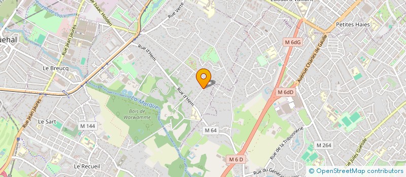 localisation de l'entreprise SCI LA CHANTRERIE à CROIX