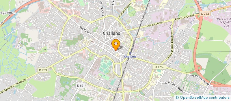 localisation de l'entreprise SCI LA CHAPELLE à CHALLANS