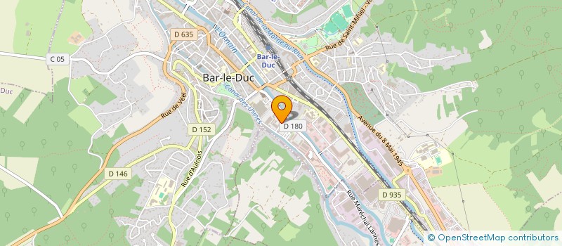 localisation de l'entreprise SCI LA CHAPELLE à BAR-LE-DUC