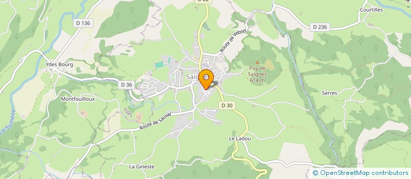 localisation de l'entreprise SCI LA CHAPELLE à SAIGNES