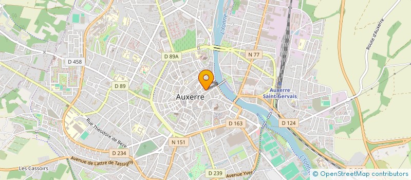 localisation de l'entreprise SCI LA CHAPELLE à AUXERRE