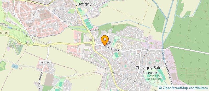 localisation de l'entreprise SCI LA CHAPELLE  CHEVIGNY-SAINT-SAUVEUR