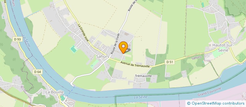 localisation de l'entreprise SCI LA CHAPELLE  SAHURS