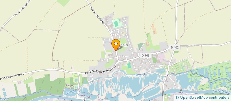 localisation de l'entreprise SCI LA CHAPELLE  FECHAIN