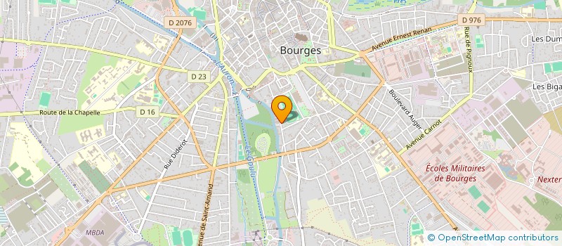 localisation de l'entreprise SCI LA CHAPELLE  BOURGES