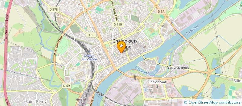 localisation de l'entreprise SCI LA CHAPELLE à CHALON-SUR-SAONE