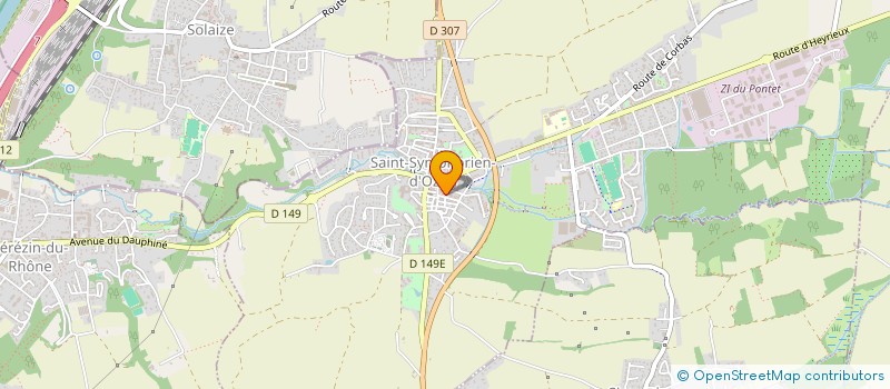 localisation de l'entreprise SCI LA CHAPELLE  SAINT-SYMPHORIEN-D'OZON