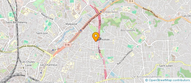 localisation de l'entreprise SCI LA CHAPELLE à MARSEILLE