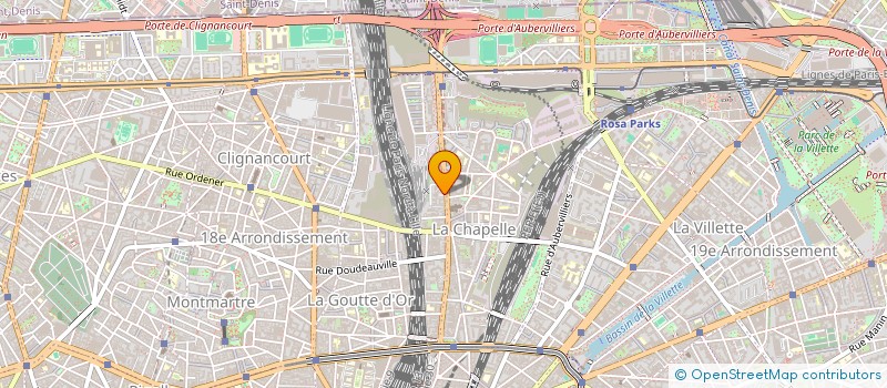 localisation de l'entreprise SCI LA CHAPELLE  PARIS