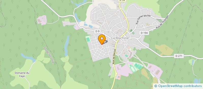 localisation de l'entreprise SCI LA CHAPELLE  LA MACHINE