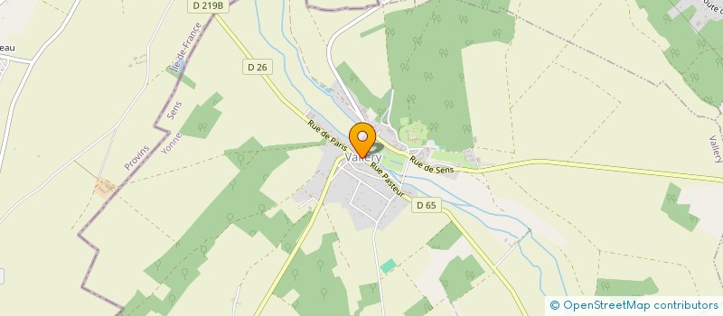 localisation de l'entreprise SCI LA CHAPELLE  VALLERY