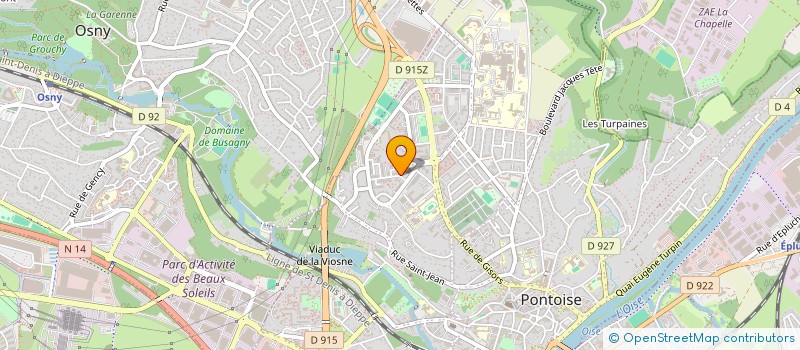 localisation de l'entreprise SCI LA CHAPELLE  PONTOISE