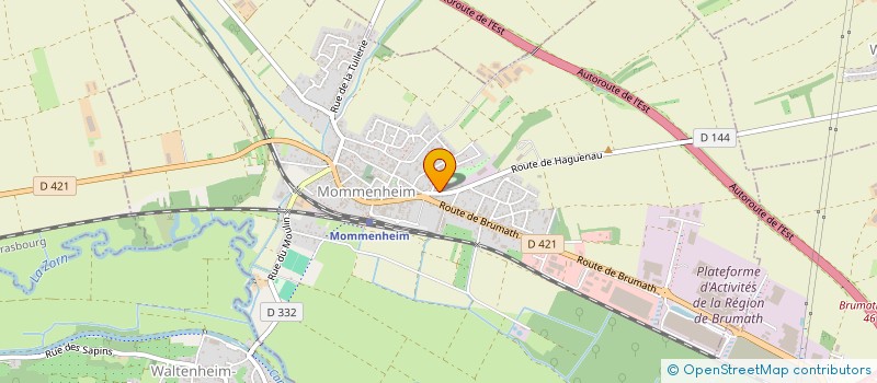 localisation de l'entreprise SCI LA CHAPELLE  WITTERSHEIM