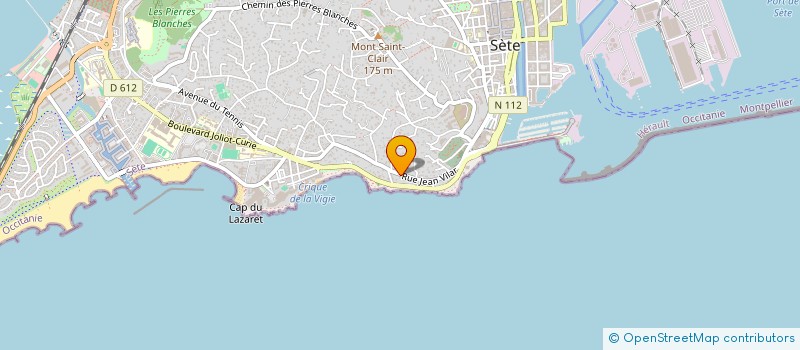 localisation de l'entreprise SCI LA CHAPELLE  SETE