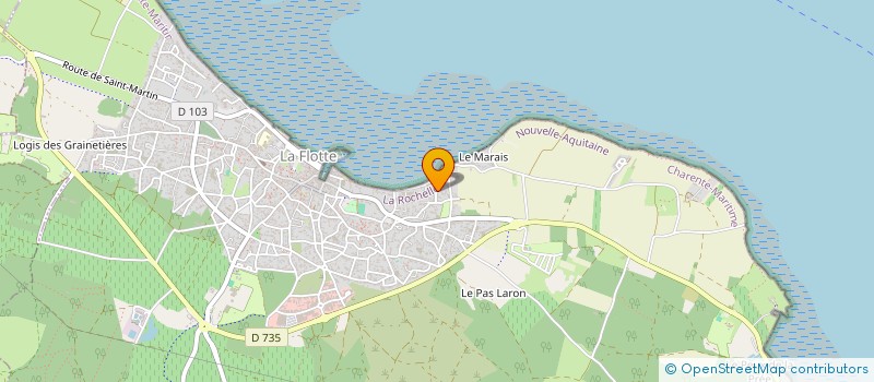 localisation de l'entreprise SCI LA CHAPELLE  LA FLOTTE