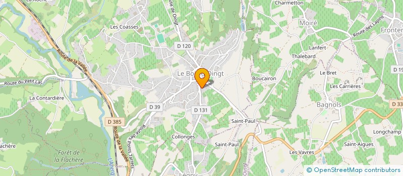 localisation de l'entreprise SCI LA CHAPELLE  CHAMELET