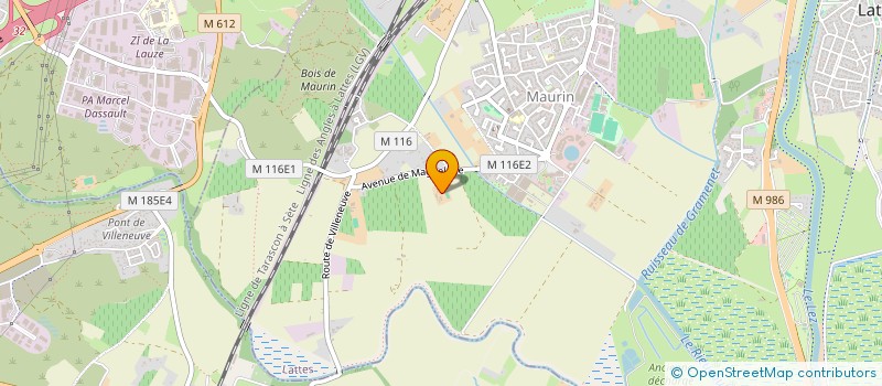 localisation de l'entreprise SCI LA CHAPELLE à LATTES