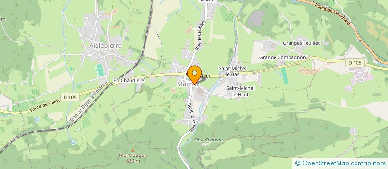 localisation de l'entreprise SCI LA CHAPELLE  LA CHAPELLE-SUR-FURIEUSE