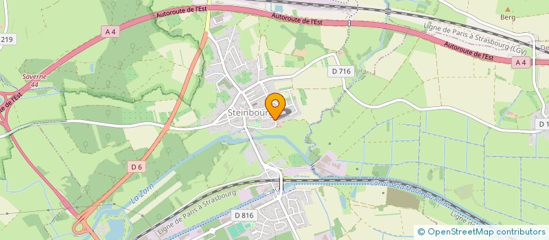 localisation de l'entreprise SCI LA CHAPELLE  STEINBOURG
