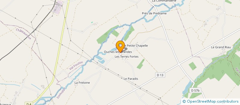 localisation de l'entreprise SCI LA CHAPELLE à POULAINES