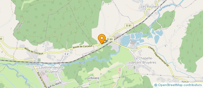 localisation de l'entreprise SCI LA CHAPELLE  LA CHAPELLE-DEVANT-BRUYERES