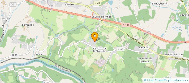 localisation de l'entreprise SCI LA CHAPELLE à SAINT-VICTURNIEN