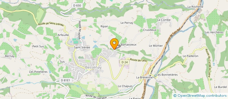 localisation de l'entreprise SCI LA CHAPELLE  BESSENAY