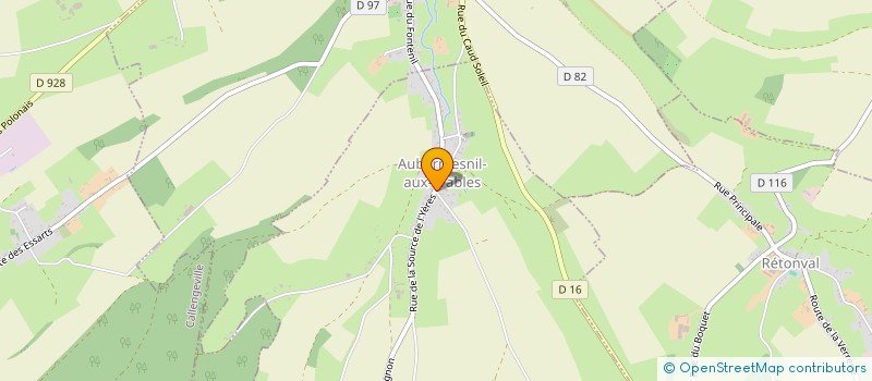 localisation de l'entreprise SCI LA CHAPELLE  AUBERMESNIL-AUX-ERABLES