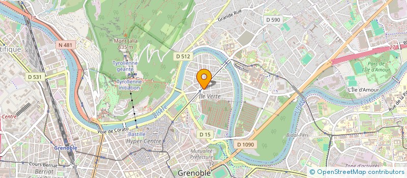 localisation de l'entreprise SCI LA CHAPELLE BLANCHE à GRENOBLE