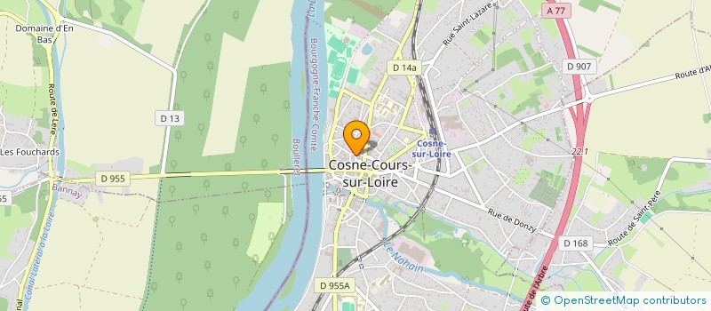localisation de l'entreprise SCI LA CHAPELLE DE GALLES à COSNE-COURS-SUR-LOIRE