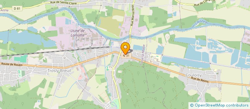 localisation de l'entreprise SCI LA CHAPELLE DE LA MOTTE  CUISE-LA-MOTTE