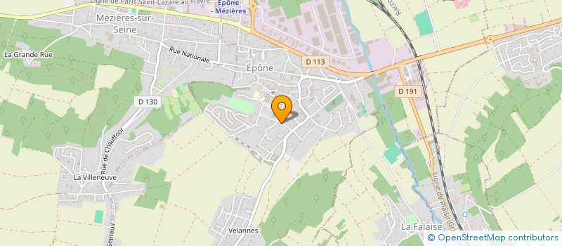 localisation de l'entreprise SCI LA CHAPELLE EN SERVAL  EPONE