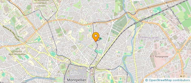 localisation de l'entreprise SCI LA CHAPELLE NEUVE à MONTPELLIER