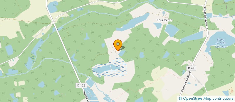 localisation de l'entreprise SCI LA CHAPELLIERE  SAINT VIATRE