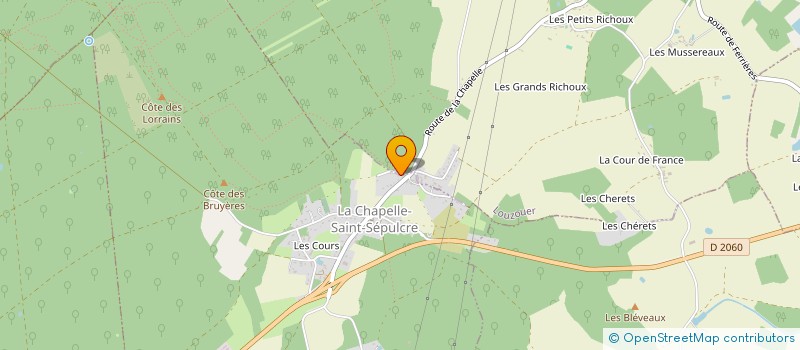 localisation de l'entreprise SCI LA CHAPELLOISE  LA CHAPELLE-SAINT-SEPULCRE