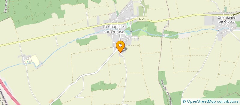 localisation de l'entreprise SCI LA CHAPELLOISE  LA CHAPELLE-SUR-OREUSE