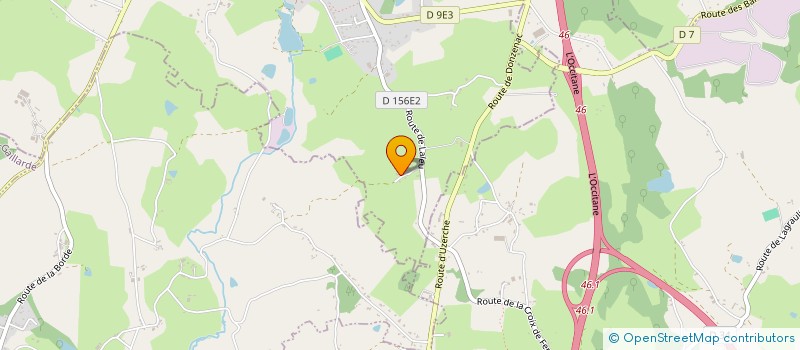 localisation de l'entreprise SCI LA CHAPOULIE  ORGNAC-SUR-VEZERE