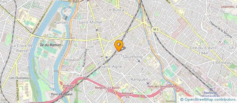 localisation de l'entreprise SCI LA CHARBONNIERE à TOULOUSE