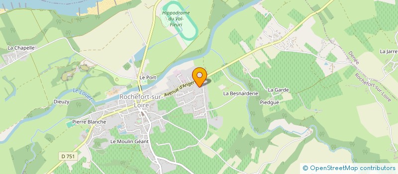 localisation de l'entreprise SCI LA CHARBONNIERE  ROCHEFORT-SUR-LOIRE