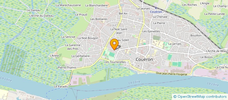 localisation de l'entreprise SCI LA CHARBONNIERE à COUERON