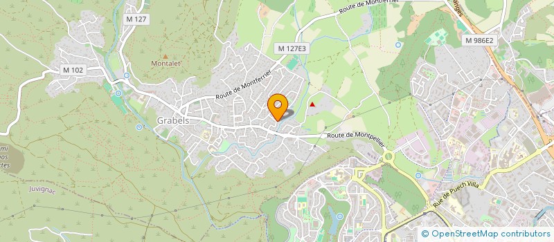 localisation de l'entreprise SCI LA CHARDONNIERE  GRABELS