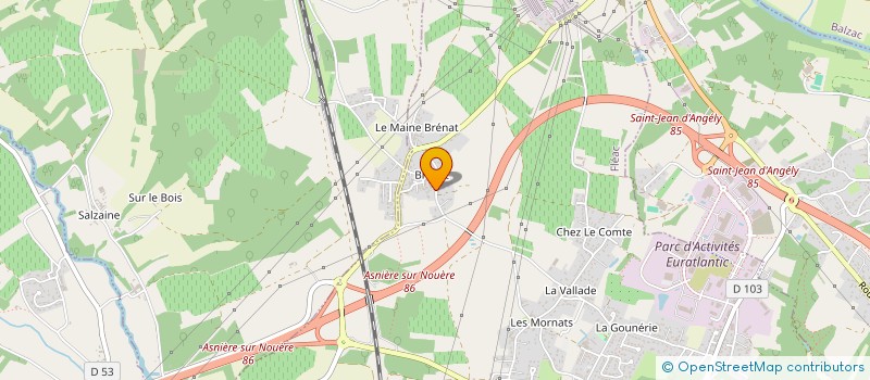 localisation de l'entreprise SCI LA CHARENTAISE à FLEAC