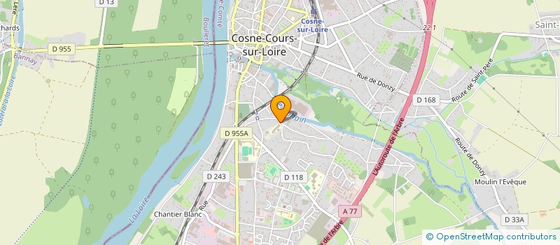 localisation de l'entreprise SCI LA CHARITE SUR LOIRE à COSNE-COURS-SUR-LOIRE