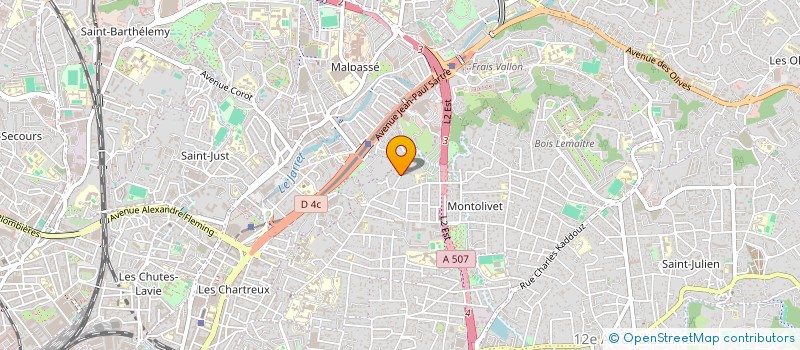 localisation de l'entreprise SCI LA CHARLOTTINE à MARSEILLE